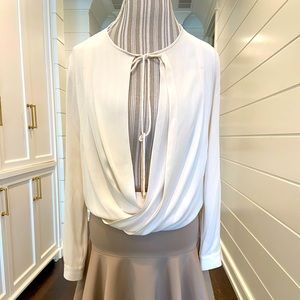 Diane Fustenberg Drape Top